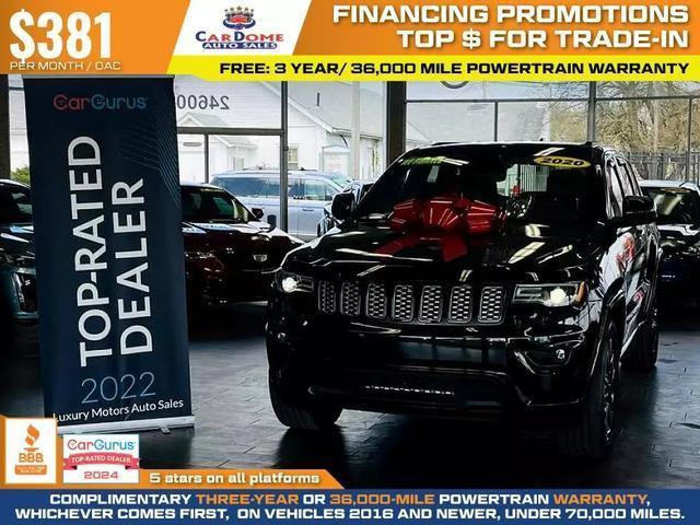 used 2020 Jeep Grand Cherokee car, priced at $24,499