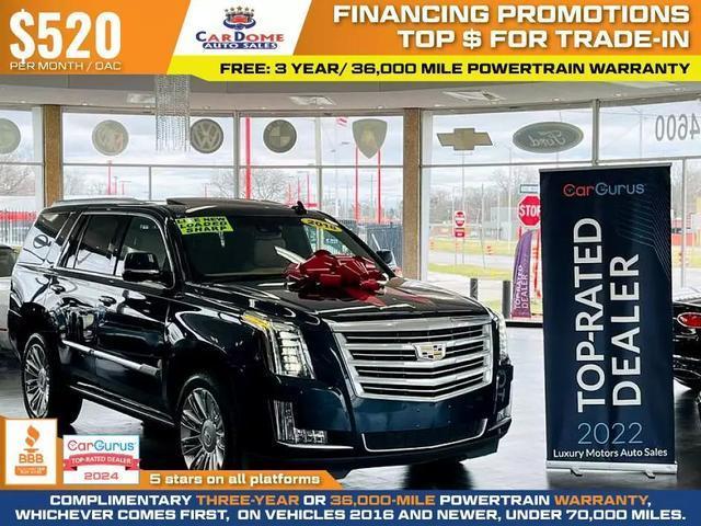 used 2018 Cadillac Escalade car, priced at $33,799