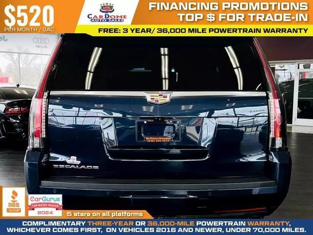 used 2018 Cadillac Escalade car, priced at $33,799