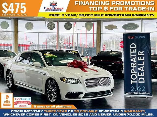 used 2020 Lincoln Continental car, priced at $31,499