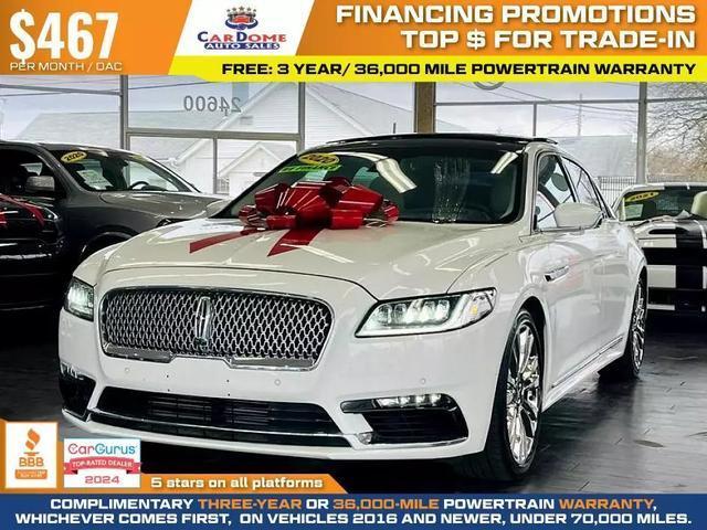 used 2020 Lincoln Continental car, priced at $30,499