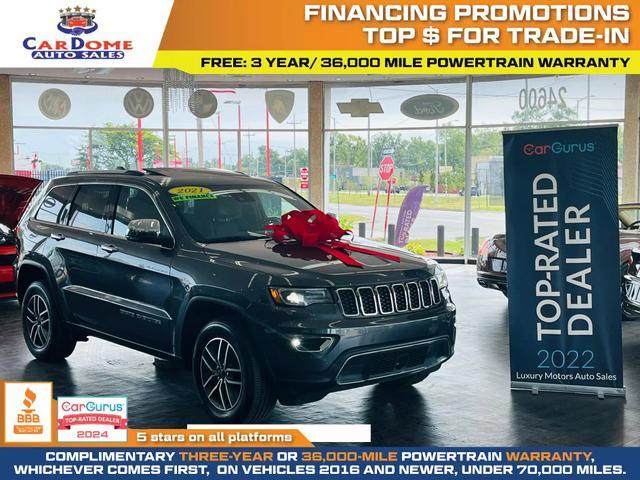 used 2021 Jeep Grand Cherokee car, priced at $23,699