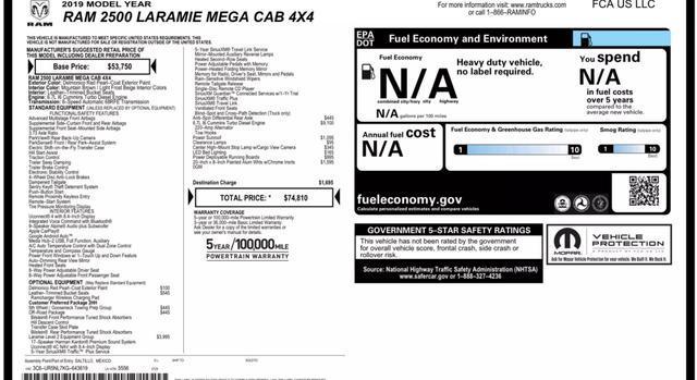 used 2019 Ram 2500 car, priced at $57,999