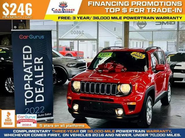 used 2020 Jeep Renegade car, priced at $16,299