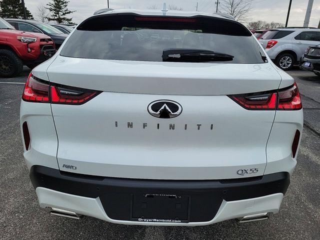 new 2025 INFINITI QX55 car, priced at $57,580