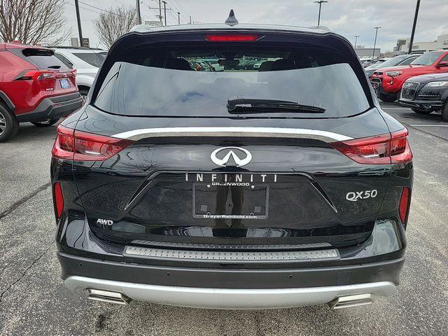 new 2025 INFINITI QX50 car, priced at $48,995