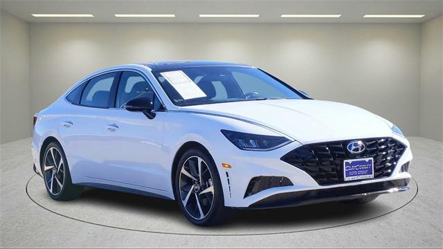 used 2022 Hyundai Sonata car, priced at $24,000