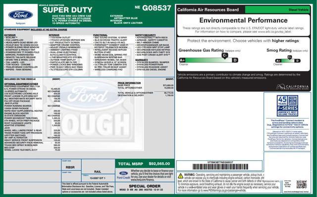 used 2022 Ford F-350 car, priced at $72,995