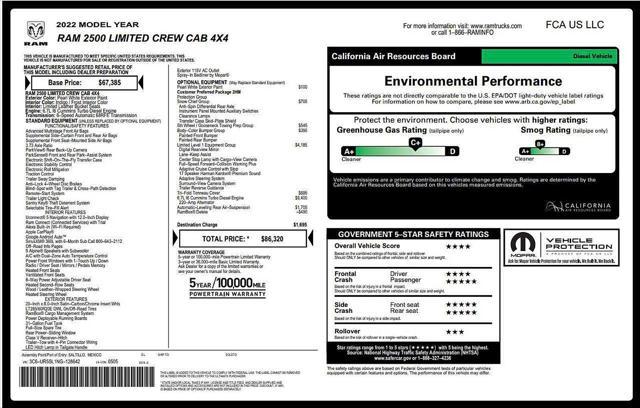 used 2022 Ram 2500 car, priced at $56,995