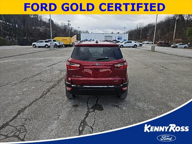 used 2021 Ford EcoSport car, priced at $18,300