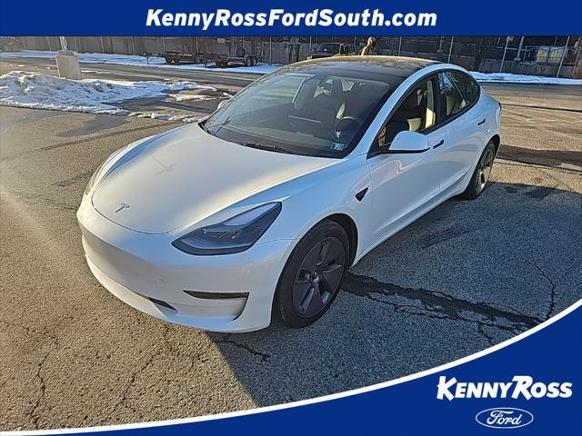 used 2023 Tesla Model 3 car, priced at $31,000