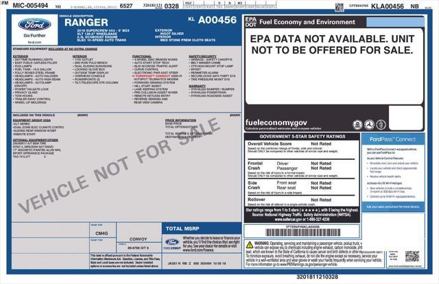 used 2019 Ford Ranger car, priced at $28,999