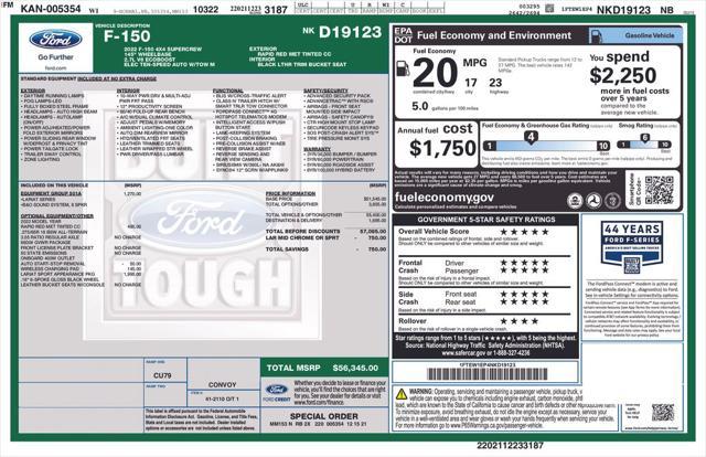 used 2022 Ford F-150 car, priced at $49,319