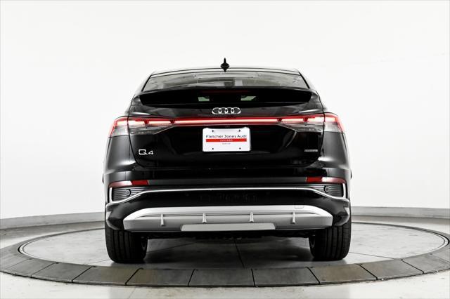 new 2025 Audi Q4 e-tron Sportback car, priced at $65,730