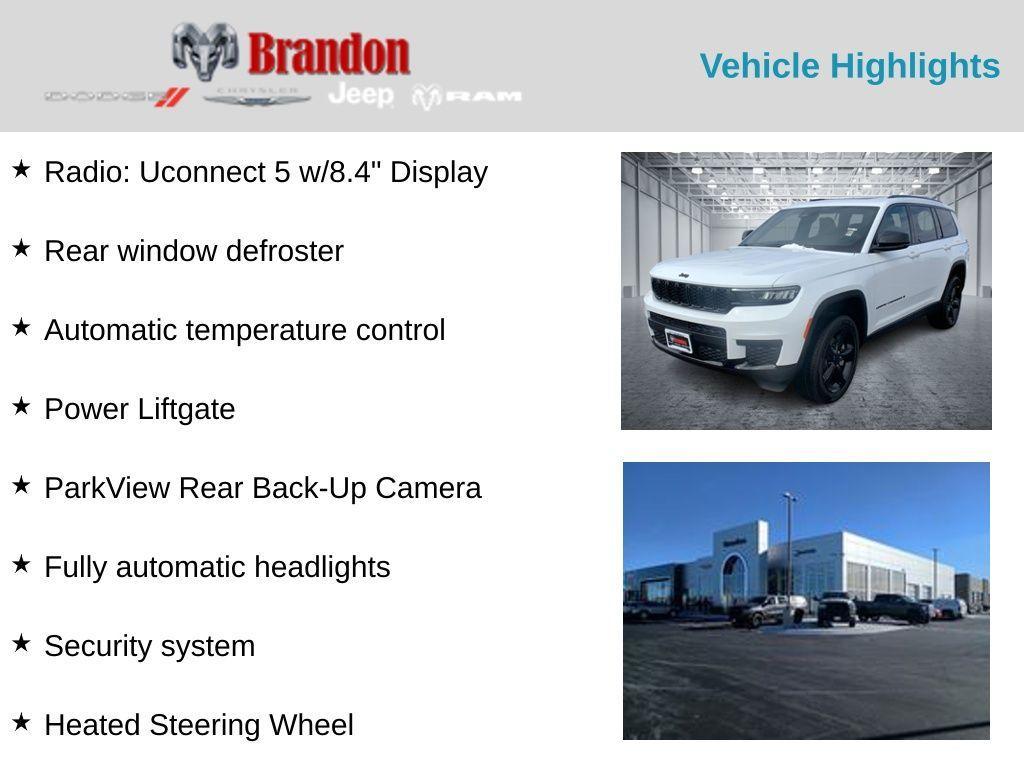 new 2025 Jeep Grand Cherokee L car, priced at $45,168