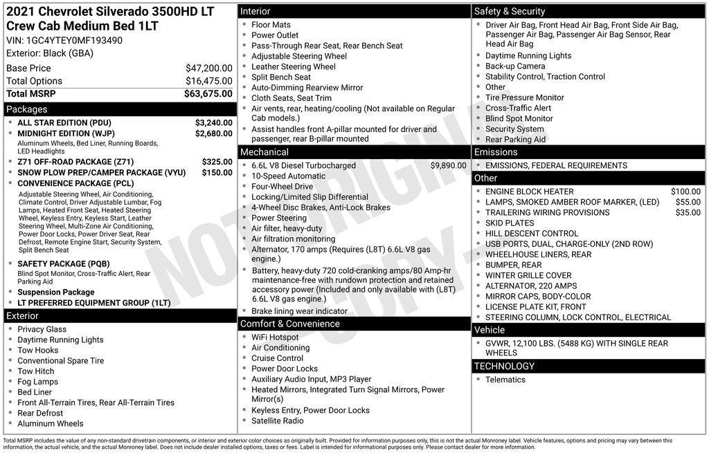 used 2021 Chevrolet Silverado 3500 car