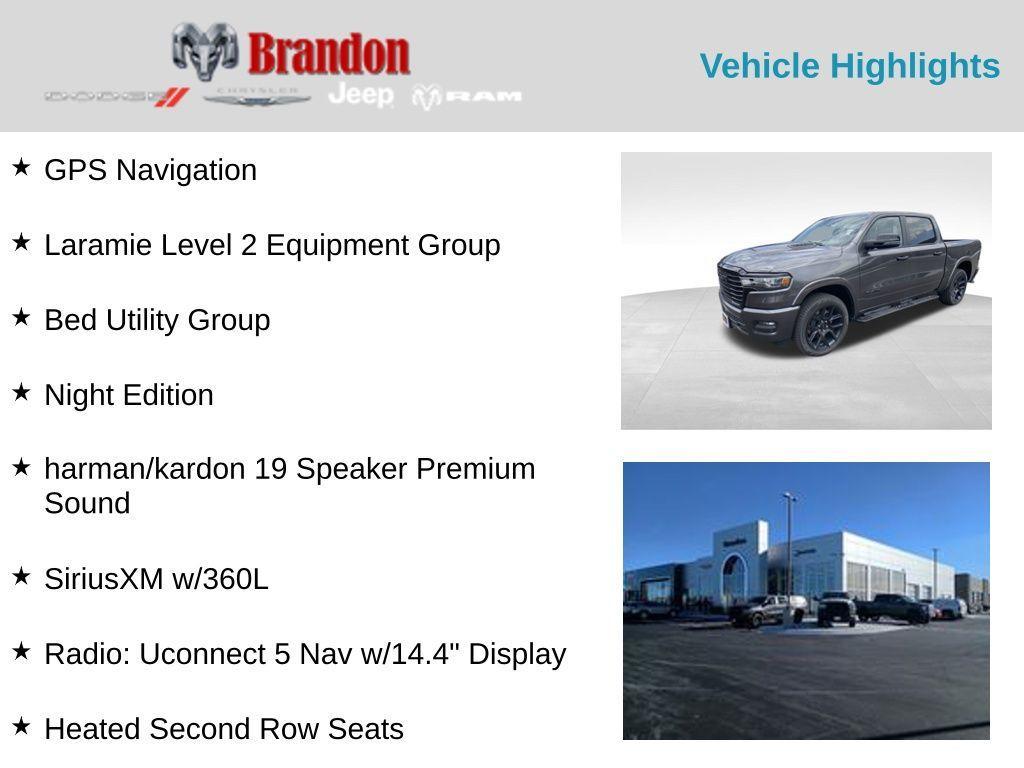 new 2025 Ram 1500 car, priced at $61,655