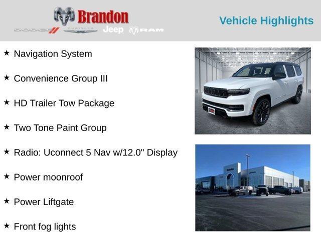 new 2025 Jeep Grand Wagoneer car, priced at $98,455