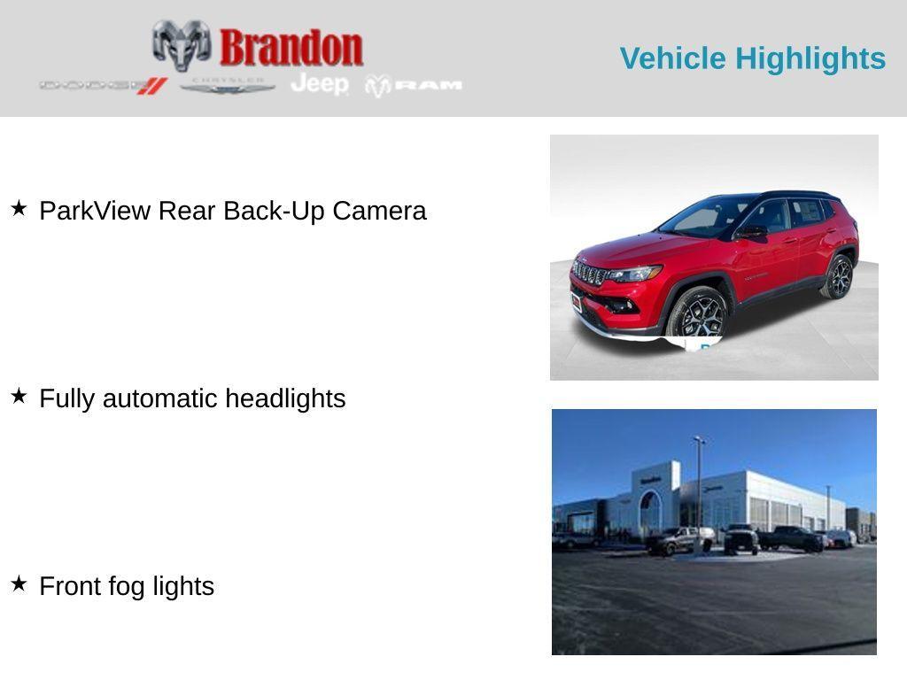 new 2025 Jeep Compass car, priced at $34,467