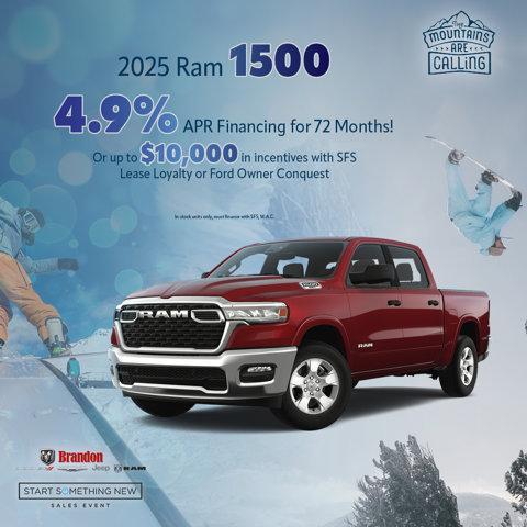 new 2025 Ram 1500 car, priced at $51,583