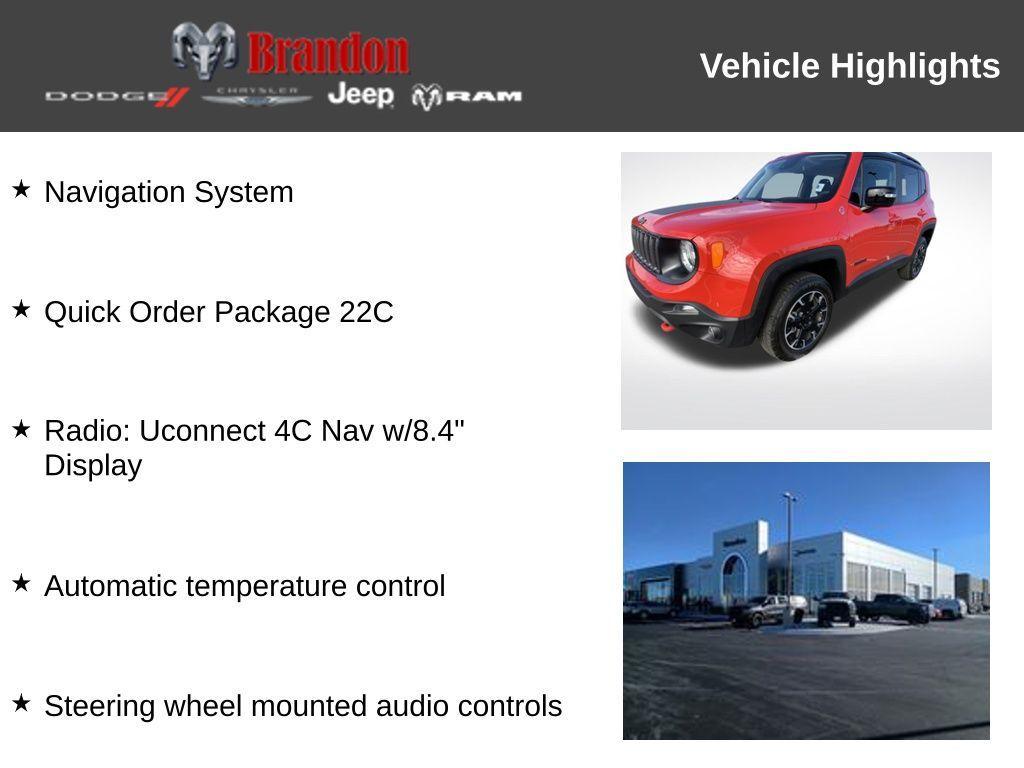 used 2023 Jeep Renegade car, priced at $25,477