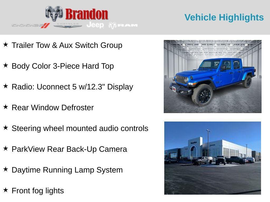new 2025 Jeep Gladiator car, priced at $41,427