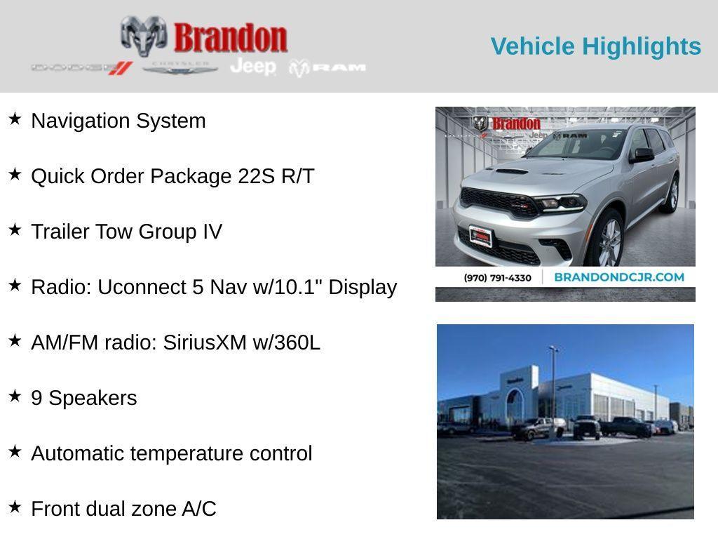 new 2025 Dodge Durango car, priced at $49,871