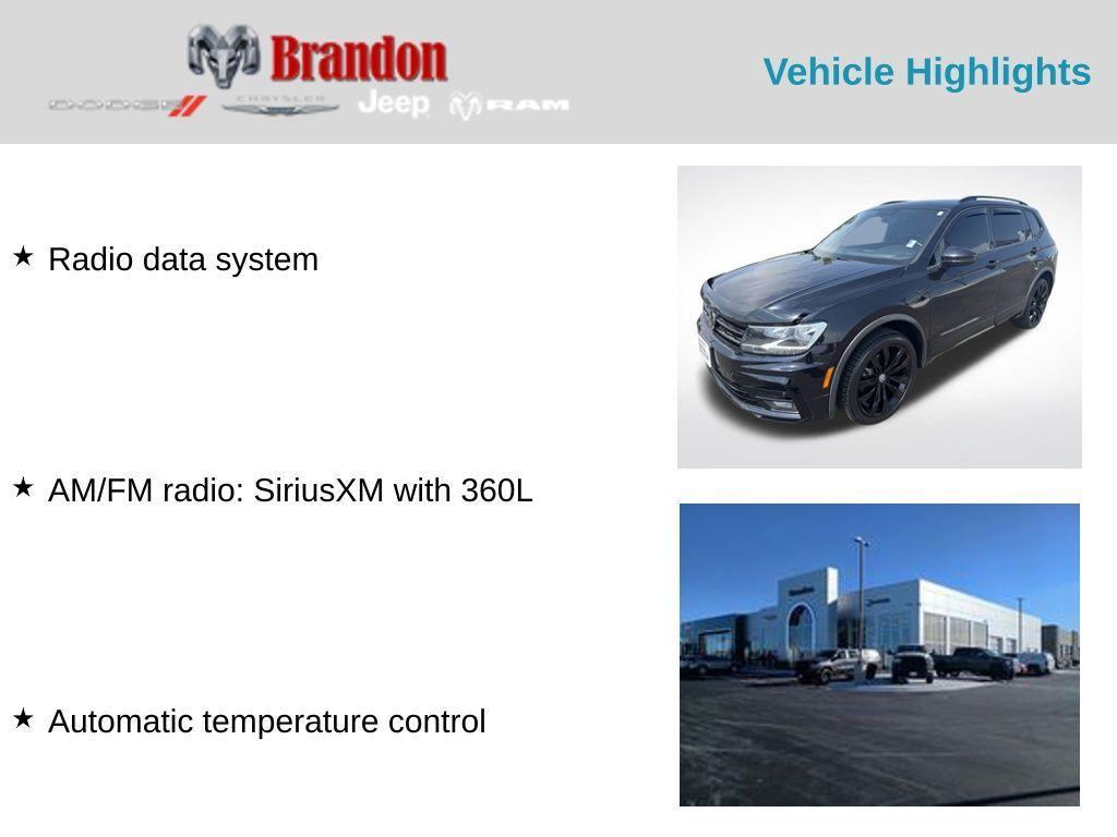 used 2021 Volkswagen Tiguan car, priced at $21,175