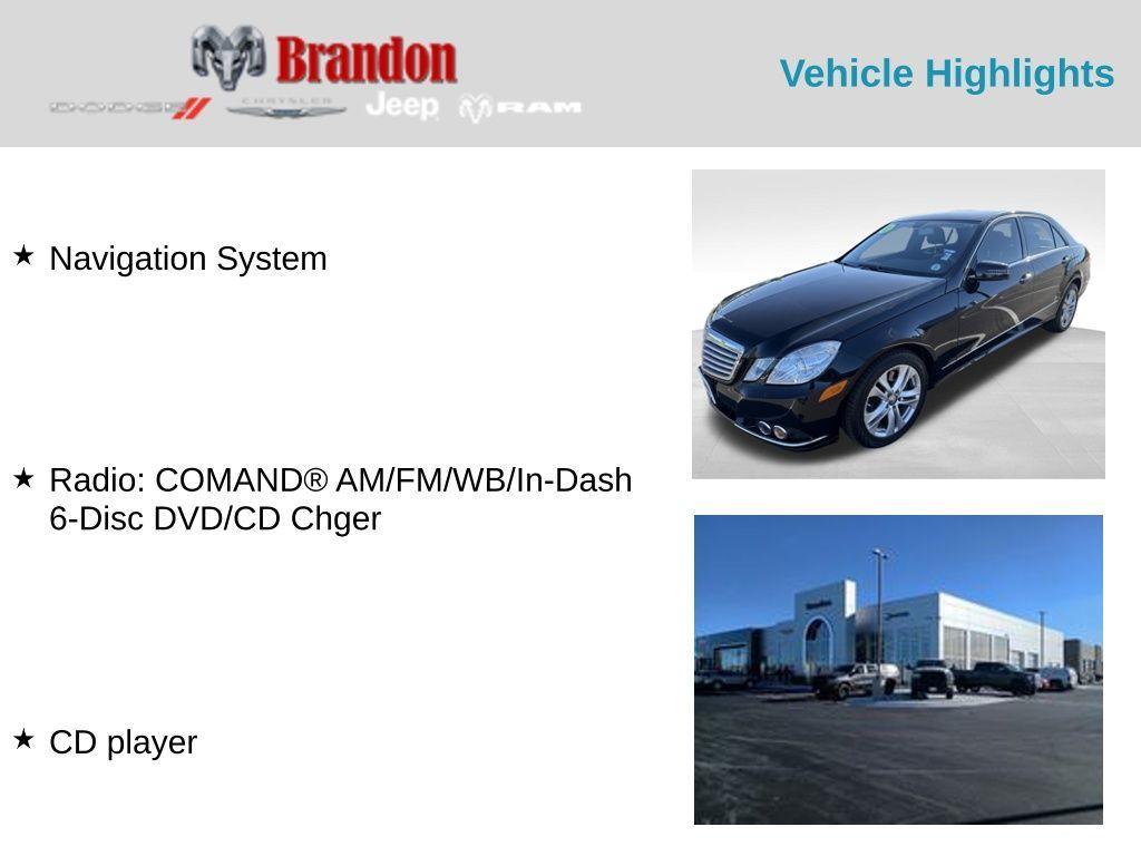 used 2011 Mercedes-Benz E-Class car, priced at $21,488