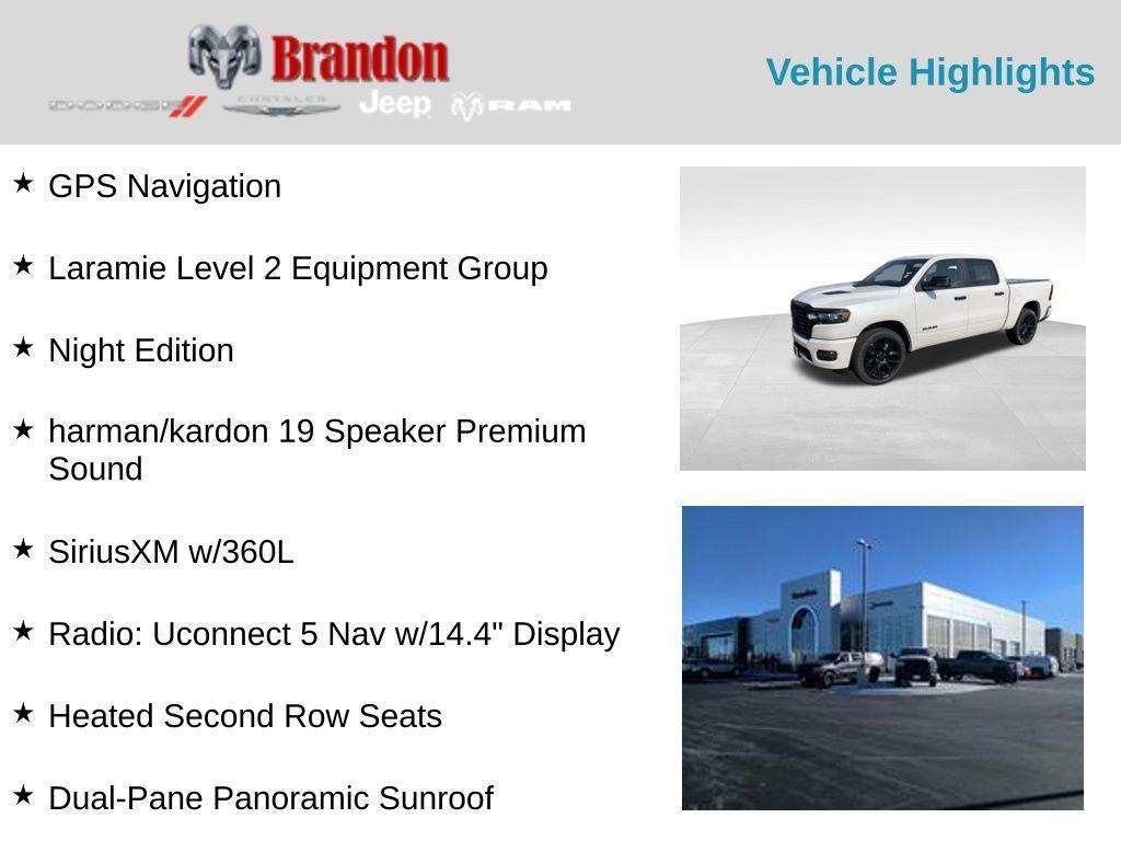 new 2025 Ram 1500 car, priced at $62,568