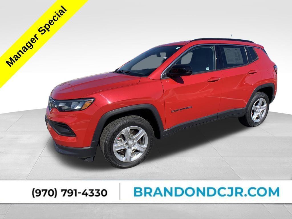 used 2023 Jeep Compass car, priced at $24,990