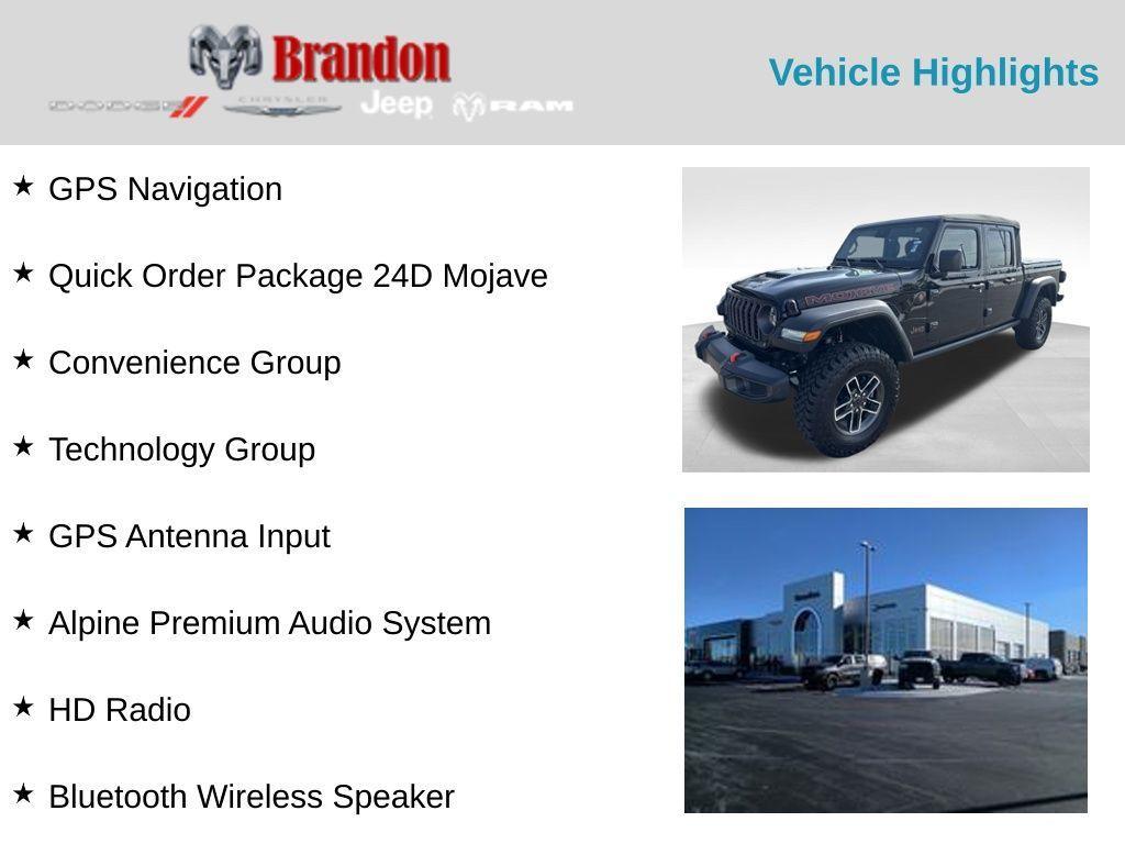 used 2024 Jeep Gladiator car, priced at $47,942