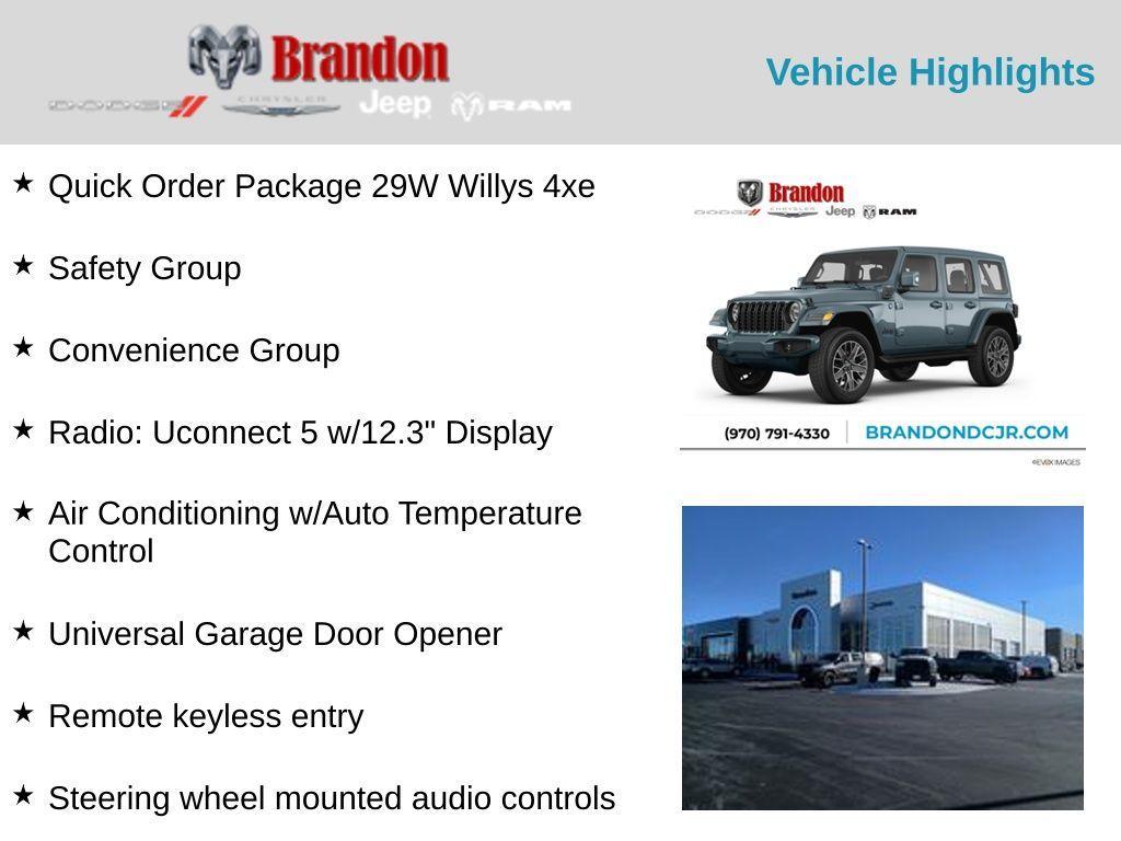 new 2025 Jeep Wrangler 4xe car, priced at $53,056
