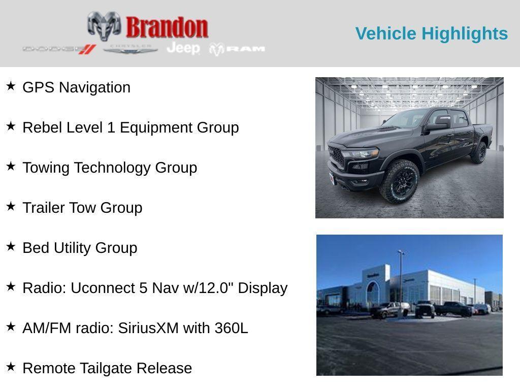 new 2025 Ram 1500 car, priced at $55,557