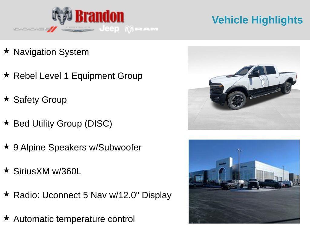 new 2025 Ram 2500 car, priced at $71,740