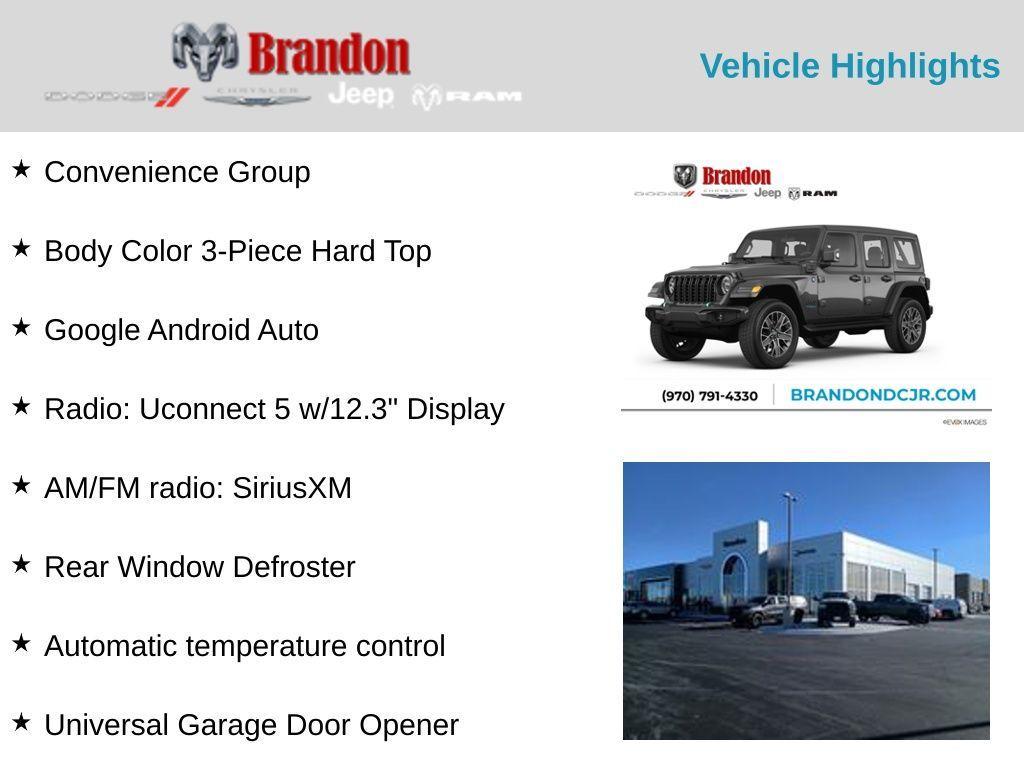 new 2025 Jeep Wrangler 4xe car, priced at $58,409