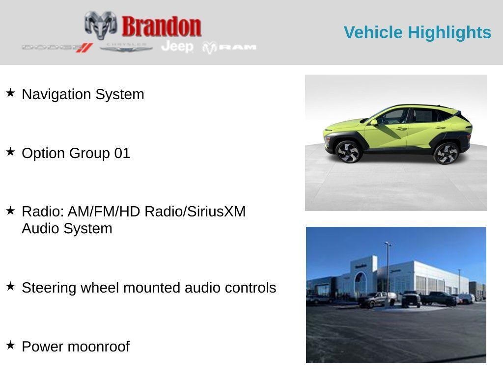 used 2024 Hyundai Kona car, priced at $29,768