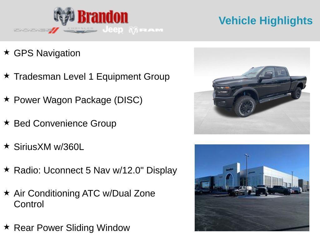 new 2025 Ram 2500 car, priced at $59,457