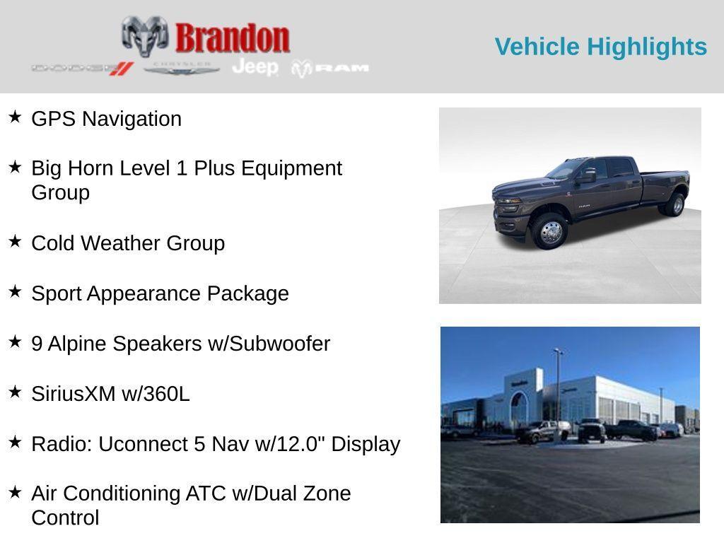 new 2025 Ram 3500 car, priced at $71,556