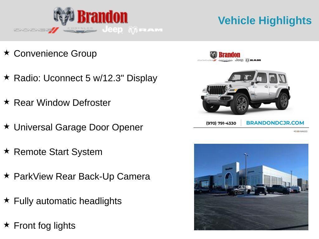 new 2025 Jeep Wrangler 4xe car, priced at $47,175