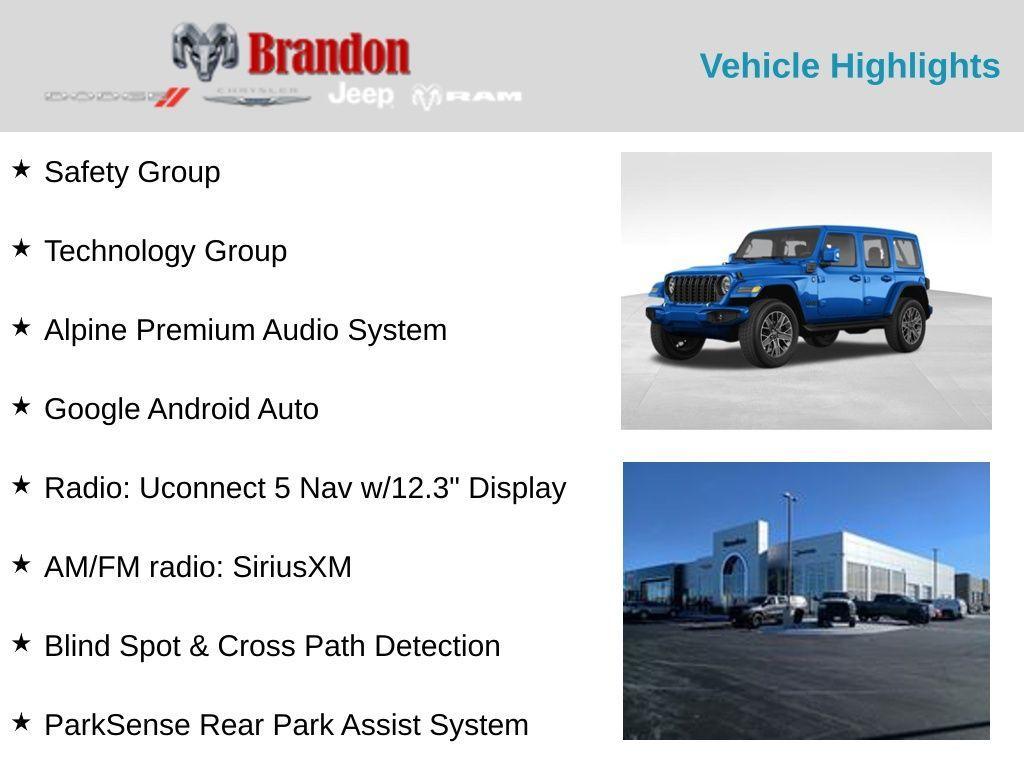 new 2025 Jeep Wrangler 4xe car, priced at $59,593