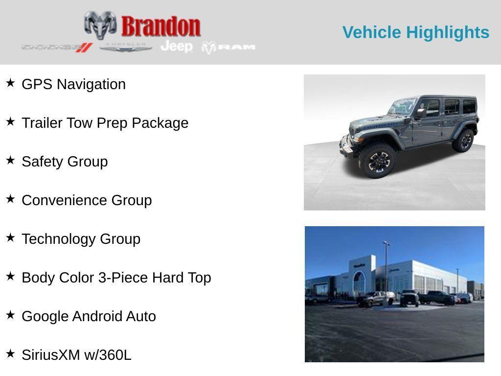new 2025 Jeep Wrangler 4xe car, priced at $64,328