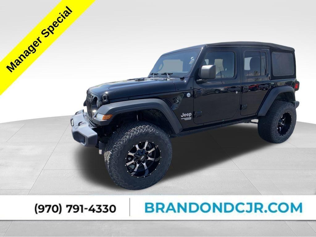 used 2020 Jeep Wrangler Unlimited car, priced at $24,576