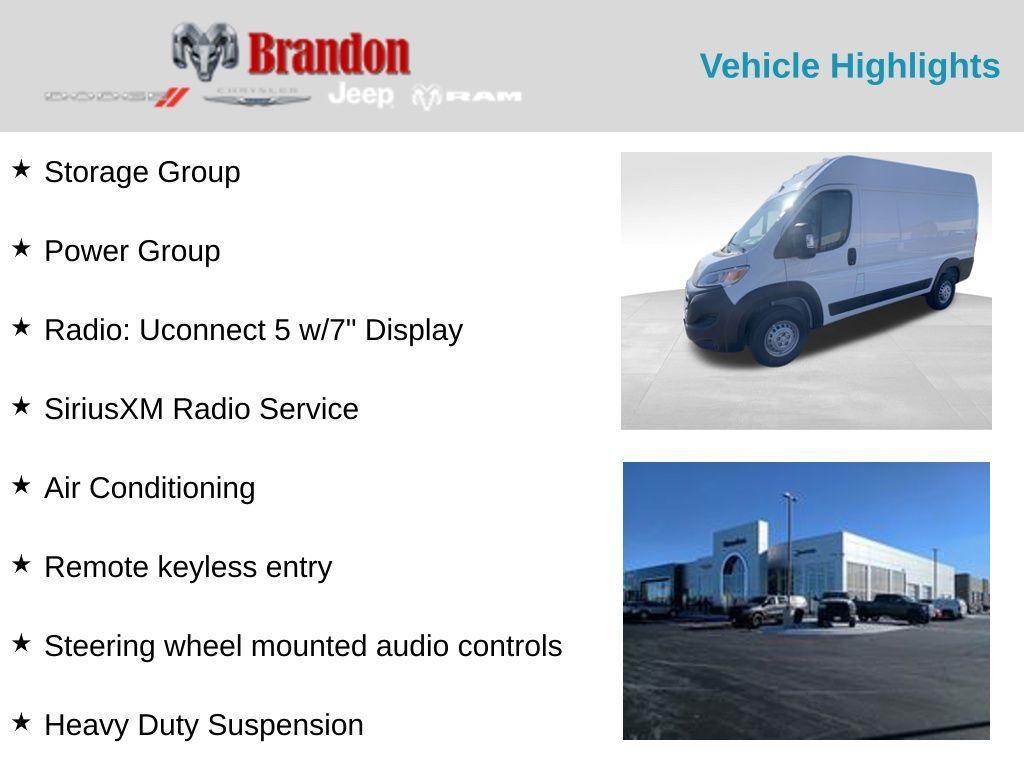 new 2025 Ram ProMaster 2500 car, priced at $52,386
