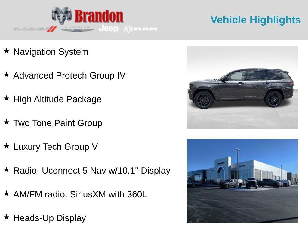 new 2025 Jeep Grand Cherokee L car, priced at $62,873