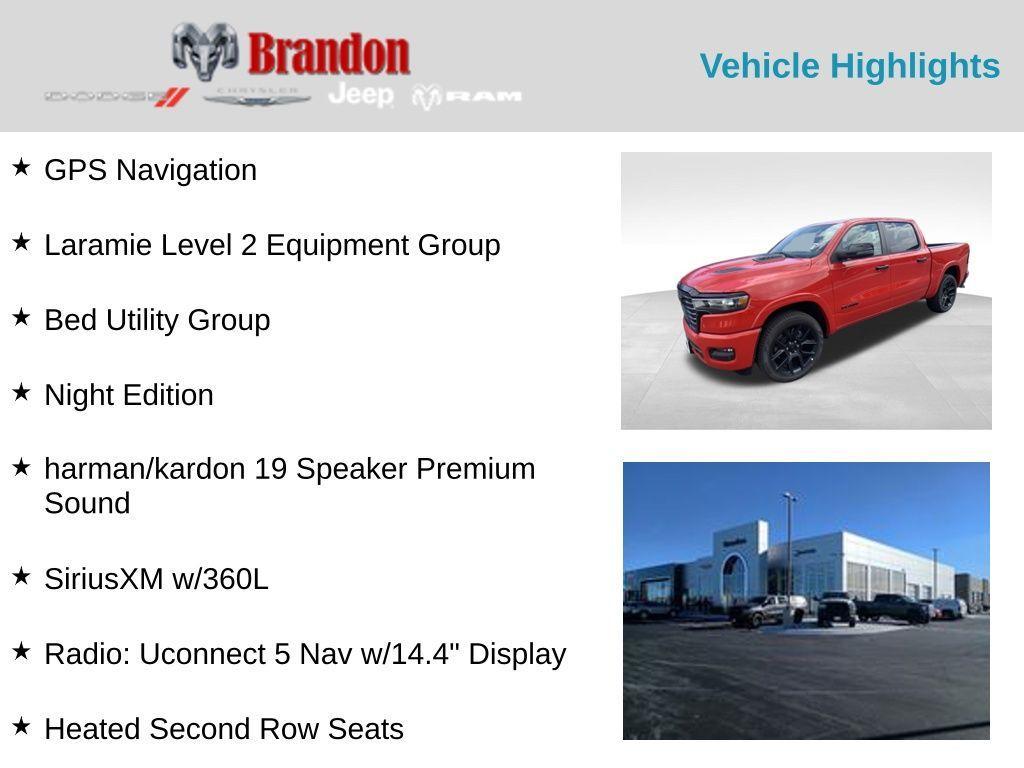 new 2025 Ram 1500 car, priced at $61,045