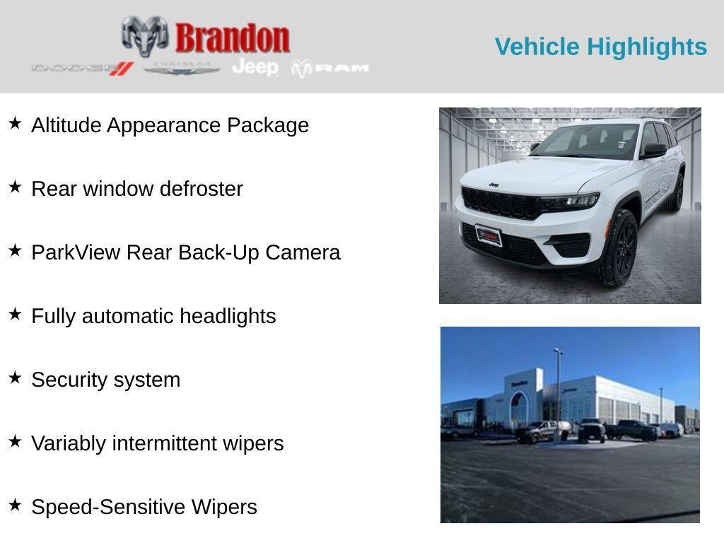 new 2025 Jeep Grand Cherokee car, priced at $40,702