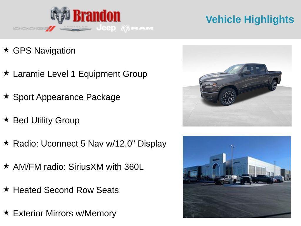 new 2025 Ram 1500 car, priced at $58,417