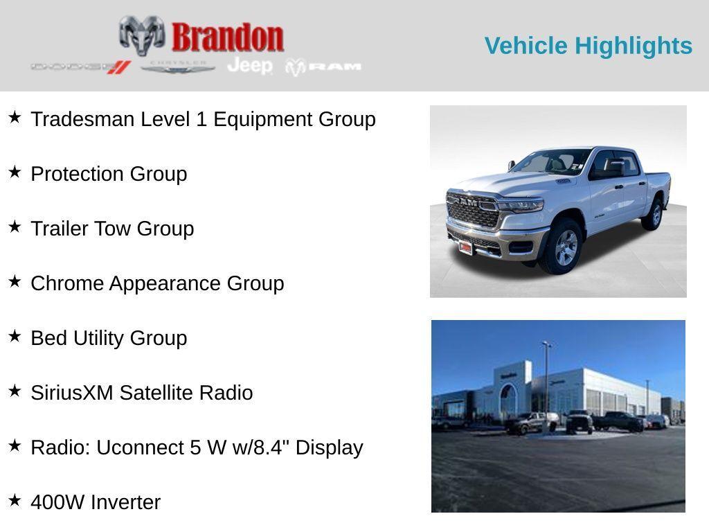 new 2025 Ram 1500 car, priced at $48,415