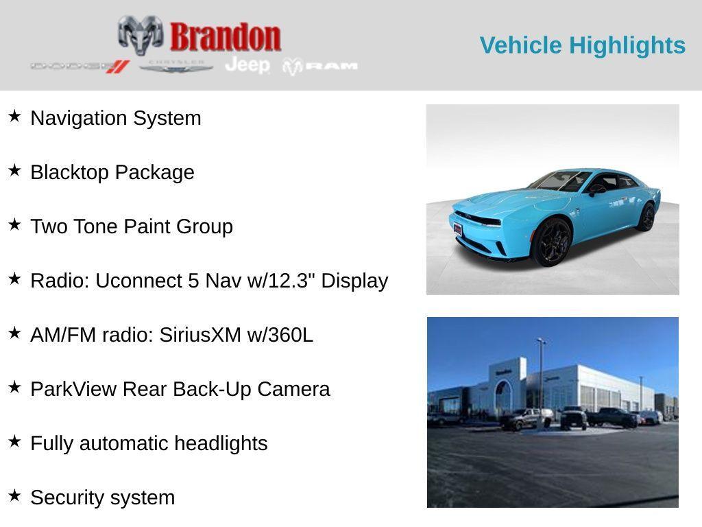 new 2025 Dodge Charger Daytona car, priced at $39,323